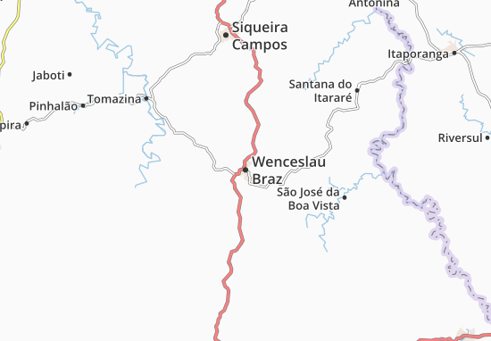 Mapa Wenceslau Braz