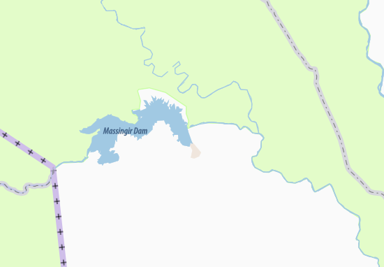 Kaart Plattegrond Lagoa Nova