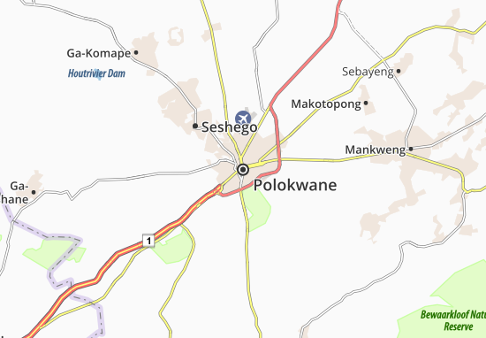 Karte Stadtplan Polokwane