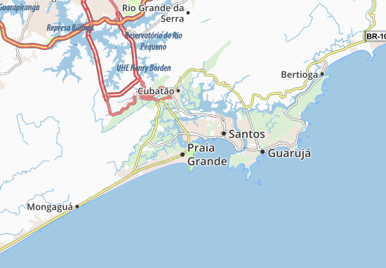 São Vicente Map