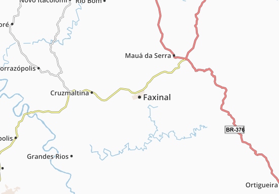 Karte Stadtplan Faxinal