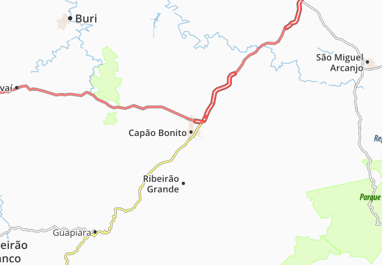 Capão Bonito Map