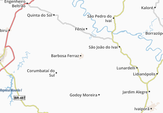 Barbosa Ferraz Map