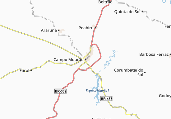 Mapa Campo Mourão