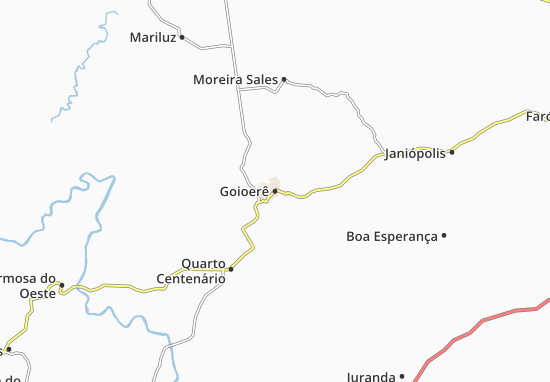 Goioerê Map