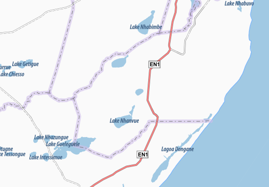 Karte Stadtplan Chefe Nhabombo