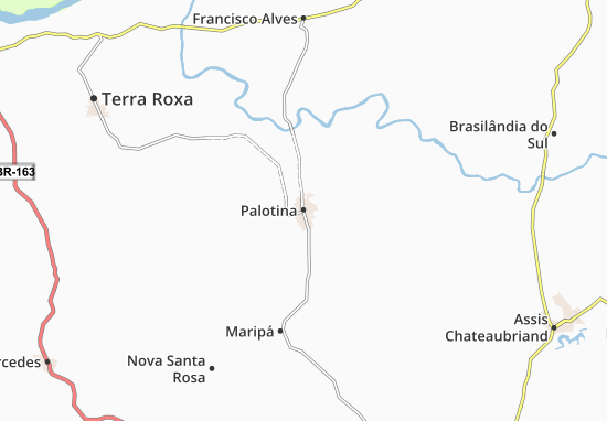 Palotina Map