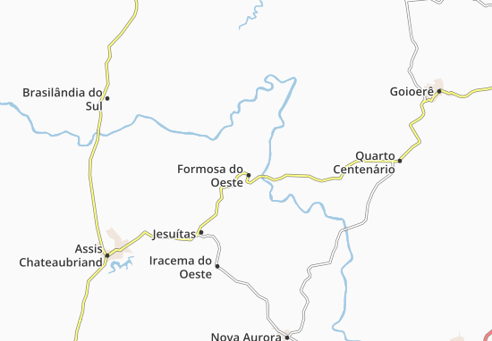 Formosa do Oeste Map