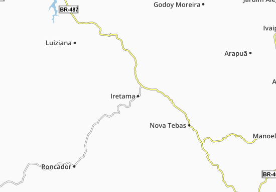 Iretama Map