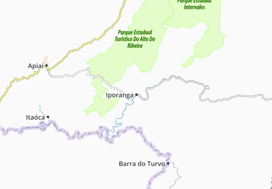 Kaart Plattegrond Iporanga