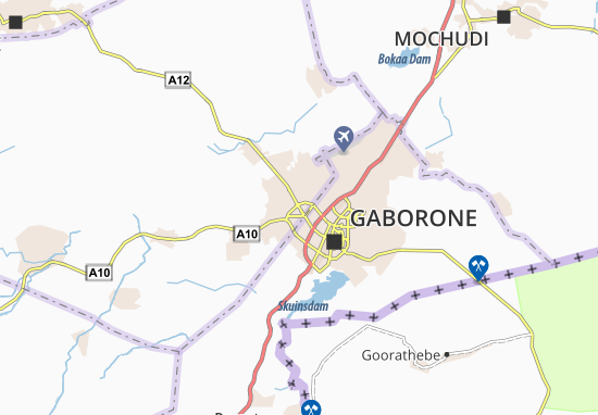 Mogoditshane Map