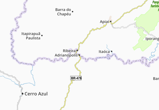 Kaart Plattegrond Adrianópolis