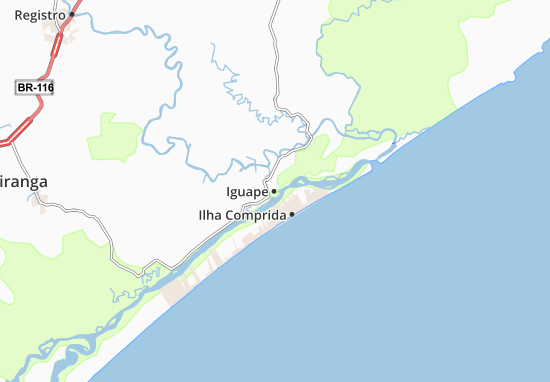Mapa Iguape