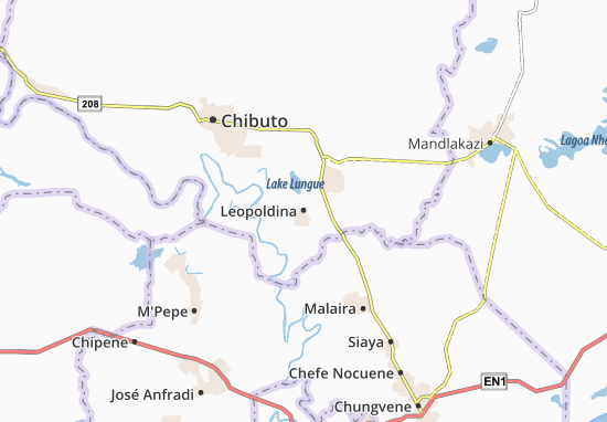 Kaart Plattegrond Leopoldina