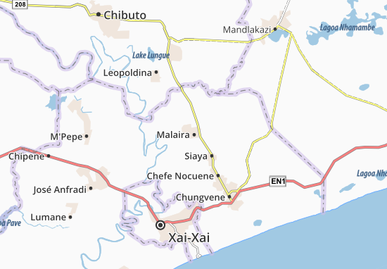 Karte Stadtplan Malaira