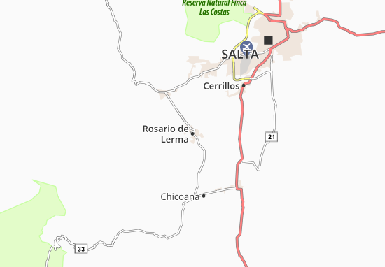 Rosario de Lerma Map
