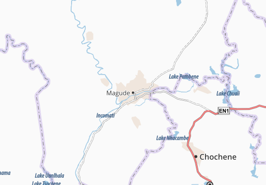 Mapa Magude