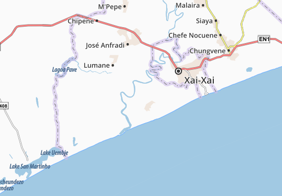 Mapa Chilaulene