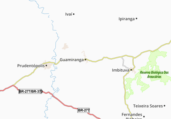 Kaart Plattegrond Guamiranga
