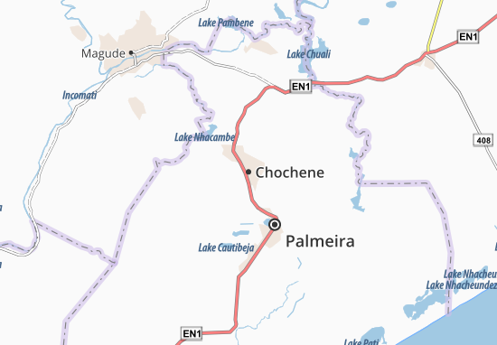 Mapa Chochene