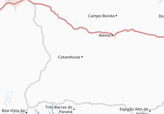 Karte Stadtplan Catanduvas