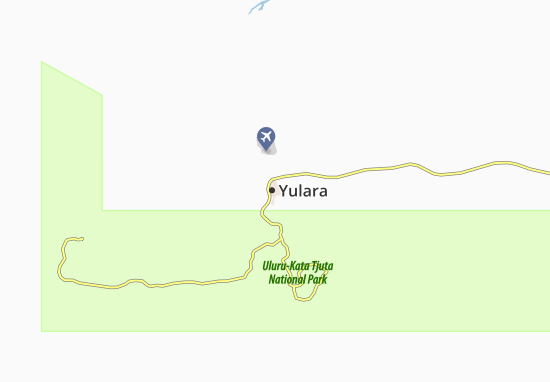 Karte Stadtplan Yulara