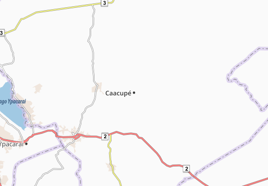 Kaart Plattegrond Caacupé