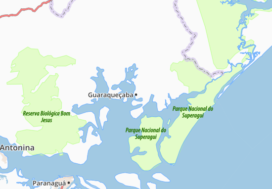Karte Stadtplan Guaraqueçaba