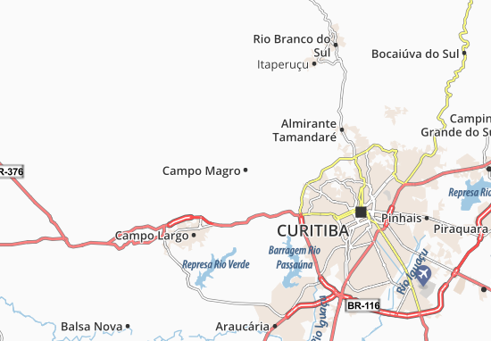 Karte Stadtplan Campo Magro