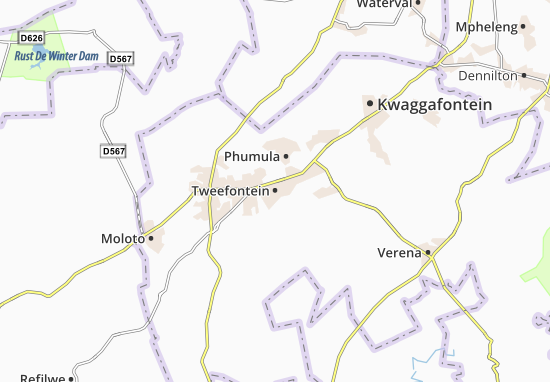 Carte-Plan Tweefontein
