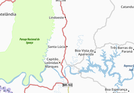 Santa Lúcia Map
