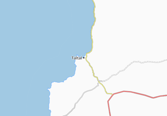 Karte Stadtplan Taltal