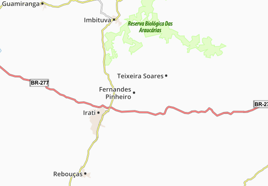 Fernandes Pinheiro Map