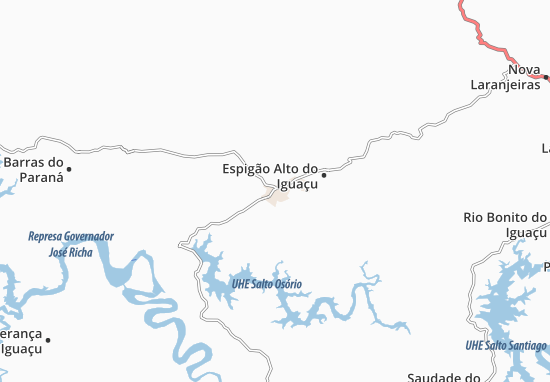 Quedas do Iguaçú Map