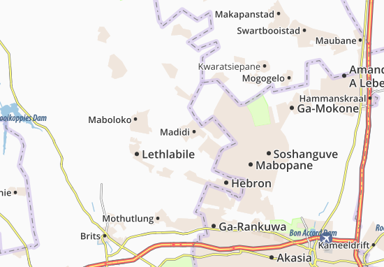 Kaart Plattegrond Madidi