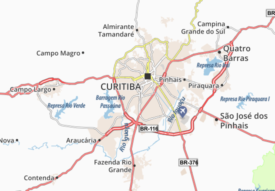 Karte Stadtplan Portão