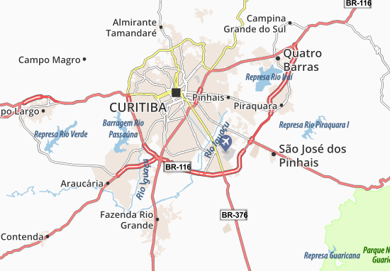 Boqueirão Map