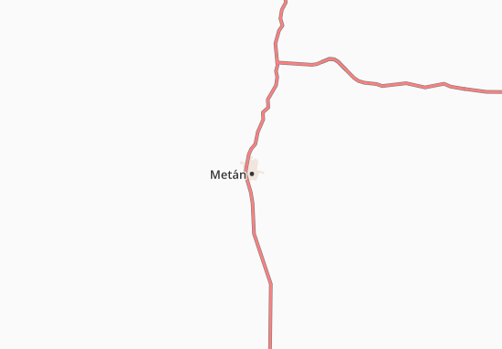 Mapa Metán