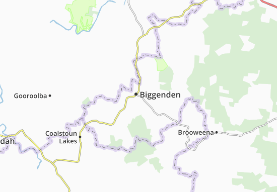 Mapa Biggenden