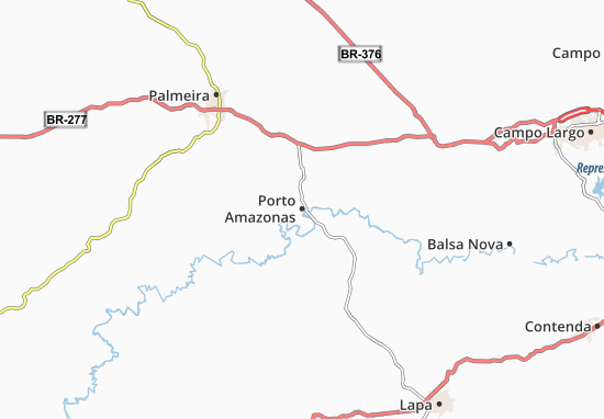 Karte Stadtplan Porto Amazonas