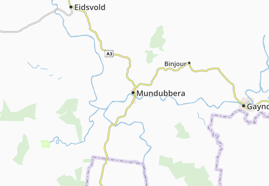 Kaart Plattegrond Mundubbera