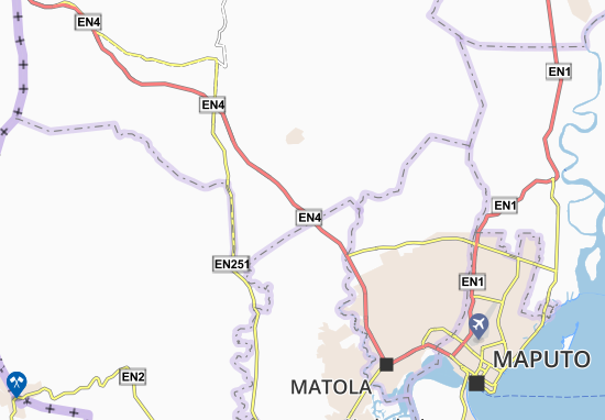 Karte Stadtplan Mahocho