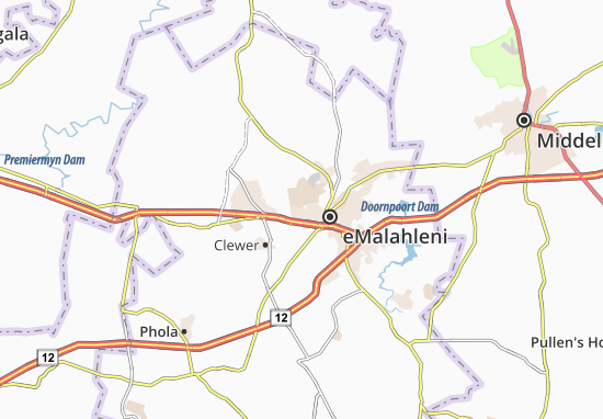 Karte Stadtplan Ackerville