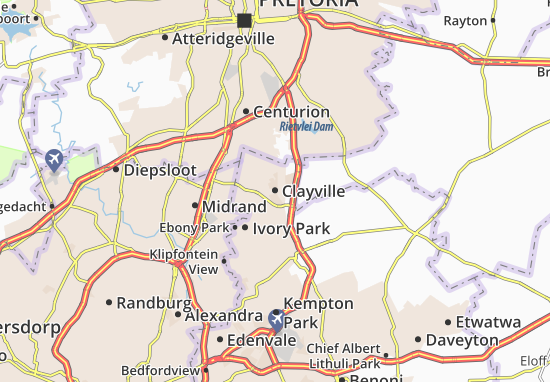 Karte Stadtplan Clayville