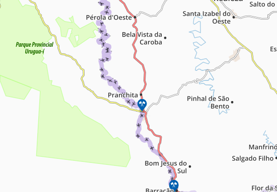 Pranchita Map