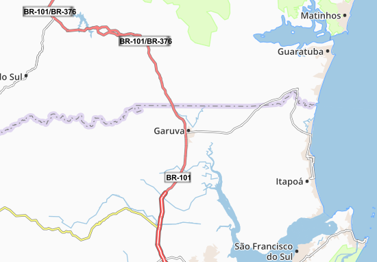 Karte Stadtplan Garuva