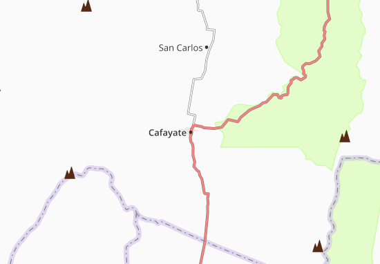 Kaart Plattegrond Cafayate