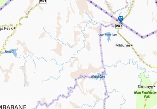 Kaart Plattegrond Bhalekane