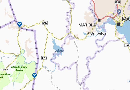 Mapa Umnala