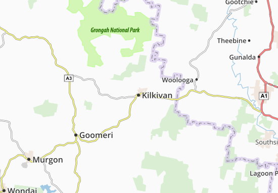 Kaart Plattegrond Kilkivan